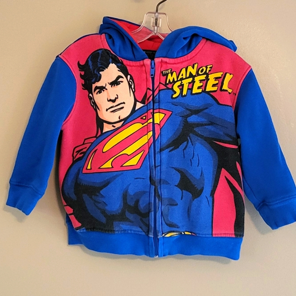 Superman zip up hoodie